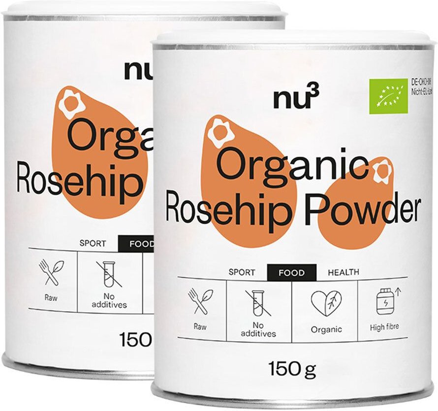 nu3 Bio Hagebuttenpulver 2x150 g Pulver