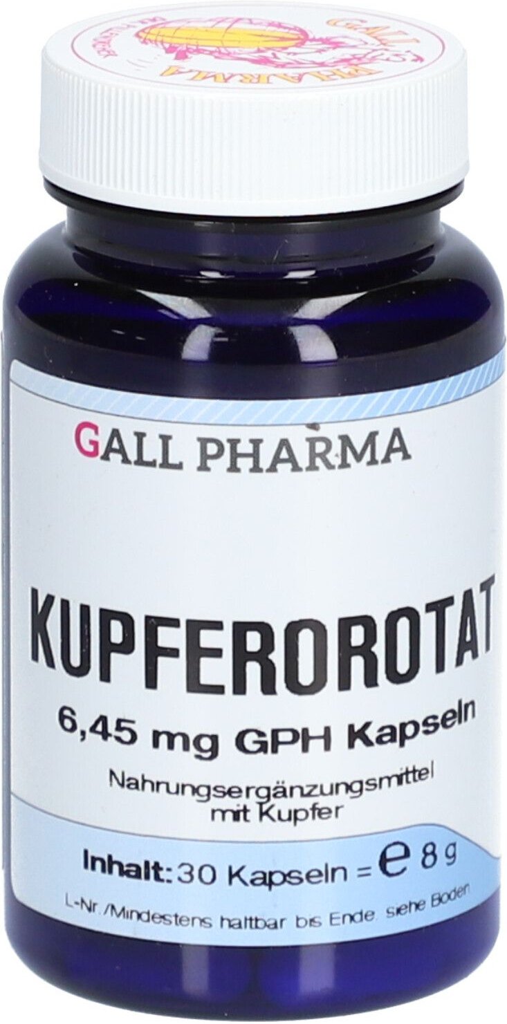 Kupferorotat 6,45 mg GPH Kapseln 30 St