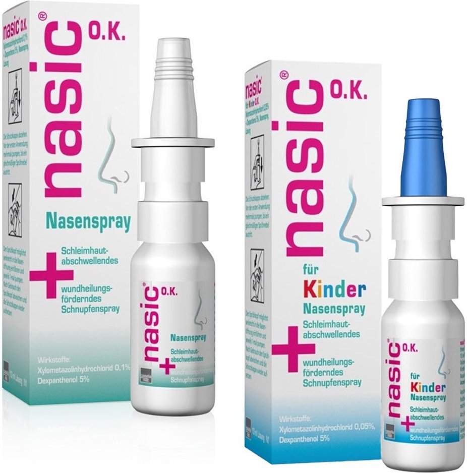 Thumbnail - Nasenspray Nasic O.k. Erwachsene u. Schulkinder + Kinder 10+10 ml