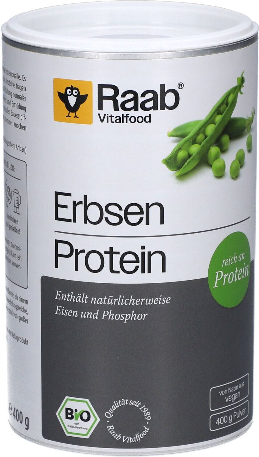Raab Vitalfood Erbsen Protein Bio Pulver 400 g
