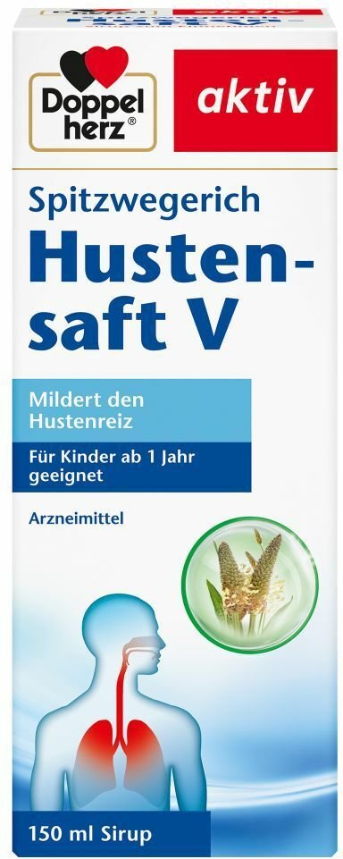 Thumbnail - Doppelherz Spitzwegerich Hustensaft V 150 ml Saft