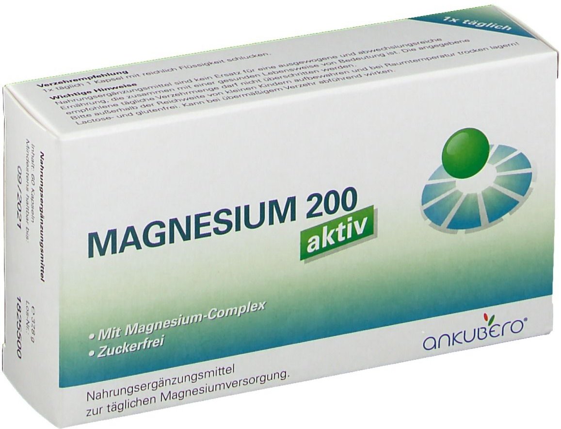 Thumbnail - Magnesium 200 aktiv Kapseln