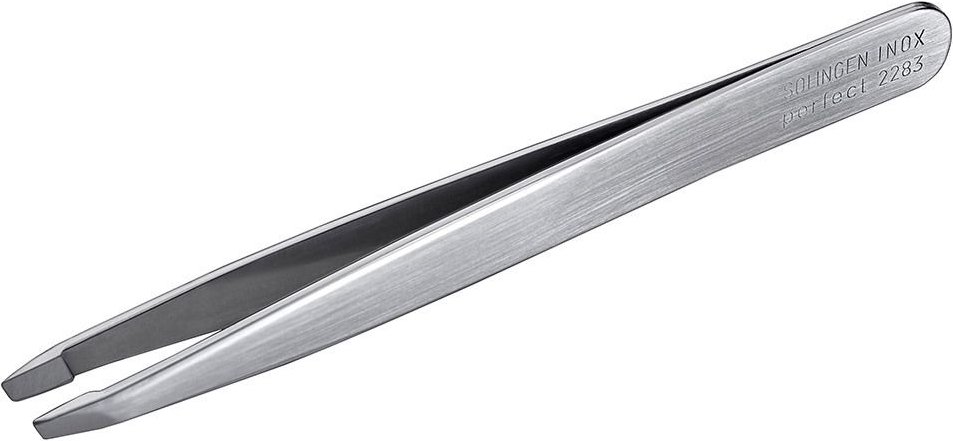 Apoline Pinzette schräg 9,7 cm Inox rostfrei