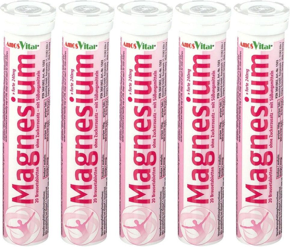 Magnesium Soma Brausetabletten 5x 5x20 St