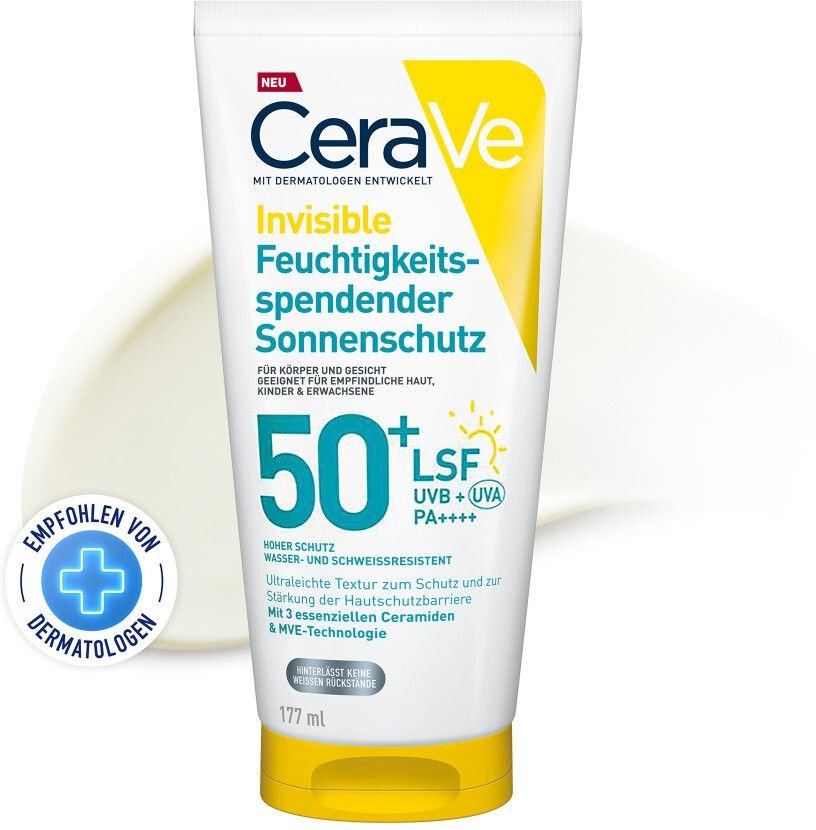 Cerave Sonnenschutz Körper feuchtigkeitssp.SPF 50+ 177 ml Lotion