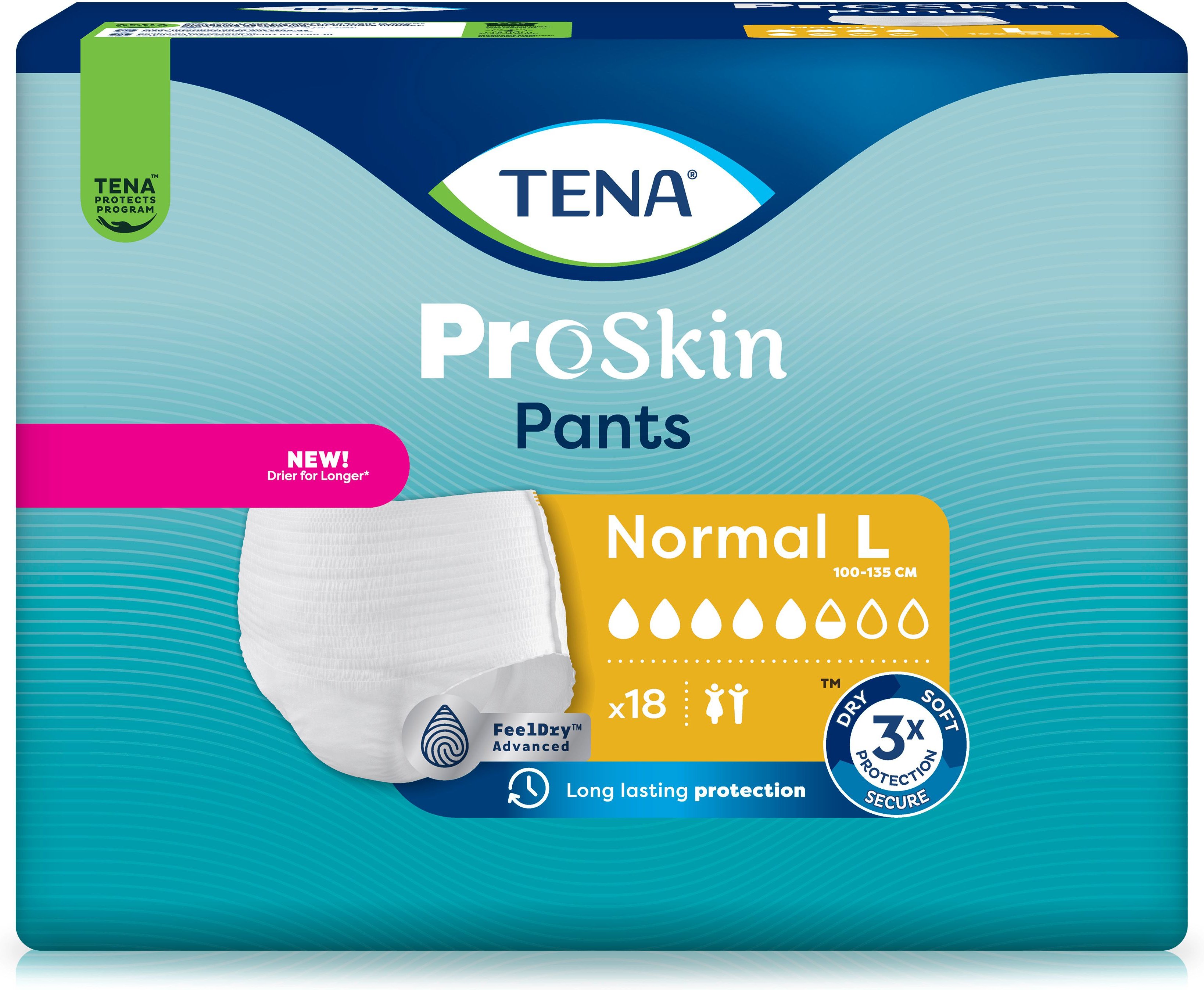 Tena Pants Normal L bei Inkontinenz 4x18 St Einweghosen