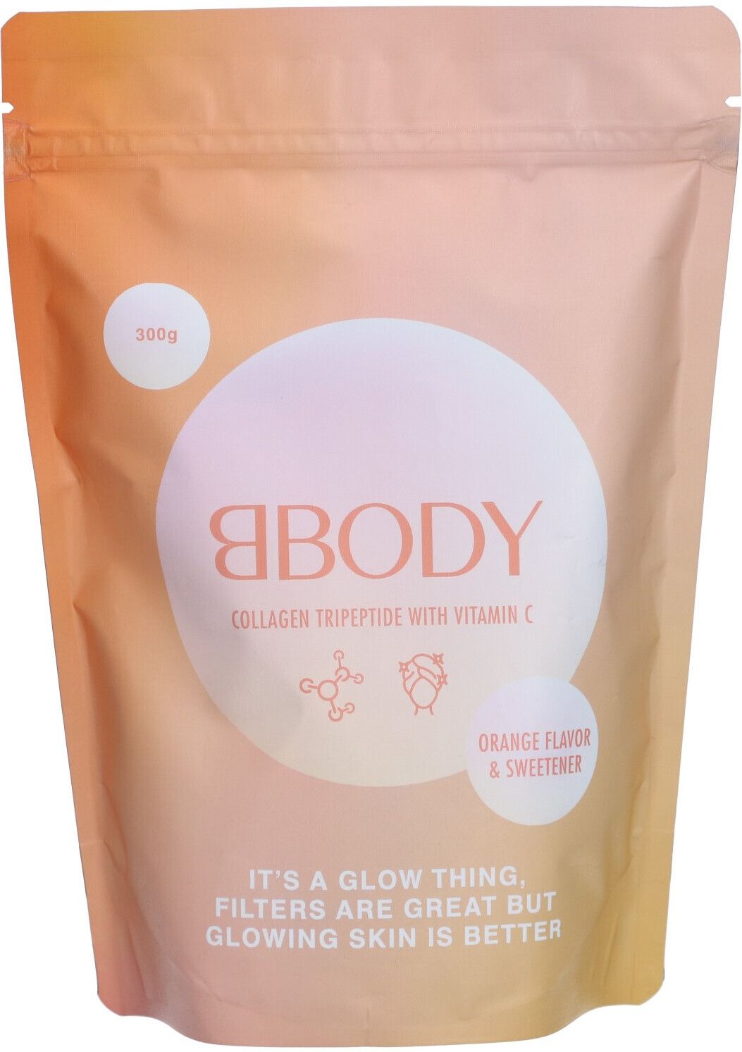 Tripeptide Hydrolyzed Collageen + Vitamine C 300 g Pulver