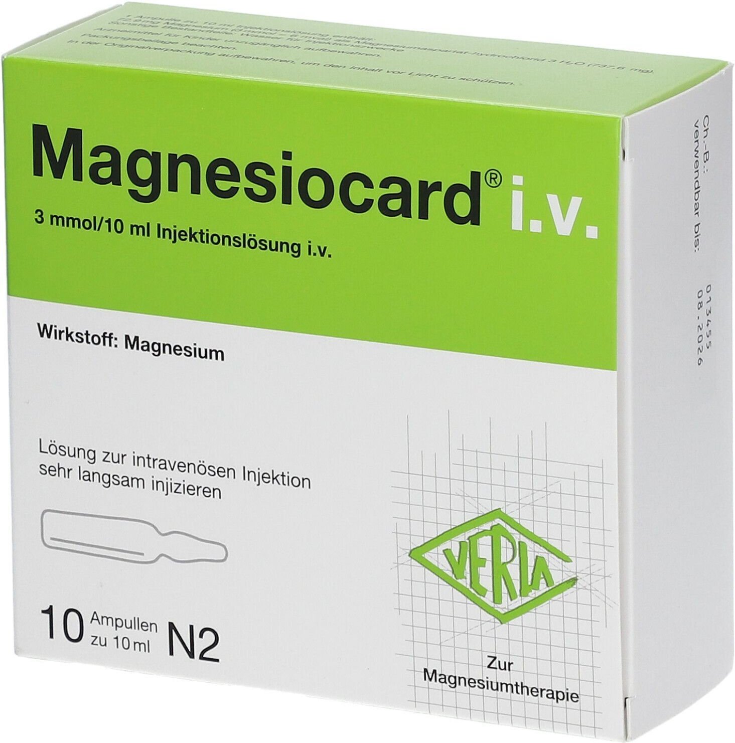 Magnesiocard i.v. Injektionslösung