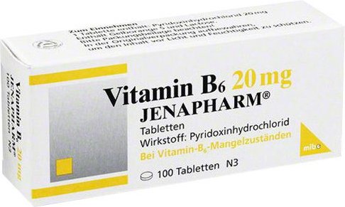 Vitamin B6 20 mg Jenapharm Tabletten 100 St