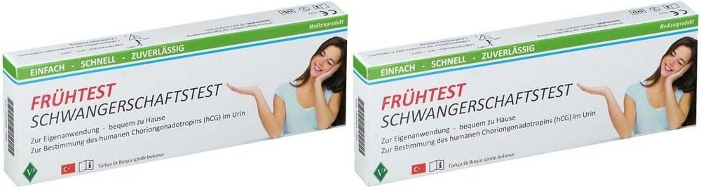 Fruehtest Schwangersc Test x2 2x1 St
