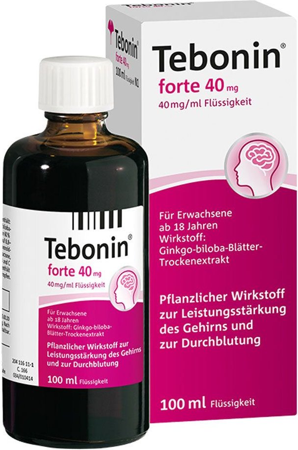 Tebonin forte 40 mg Lösung 100 ml Flüssigkeit