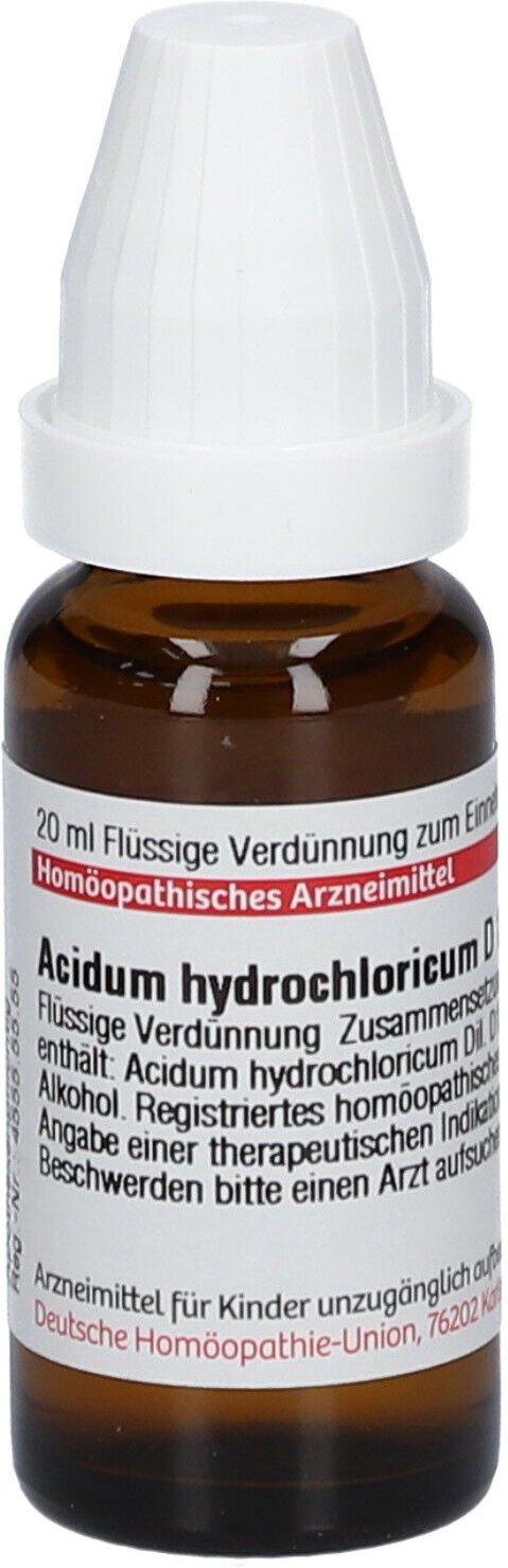 Acidum Hydrochloricum D 12 Dilution 20 ml