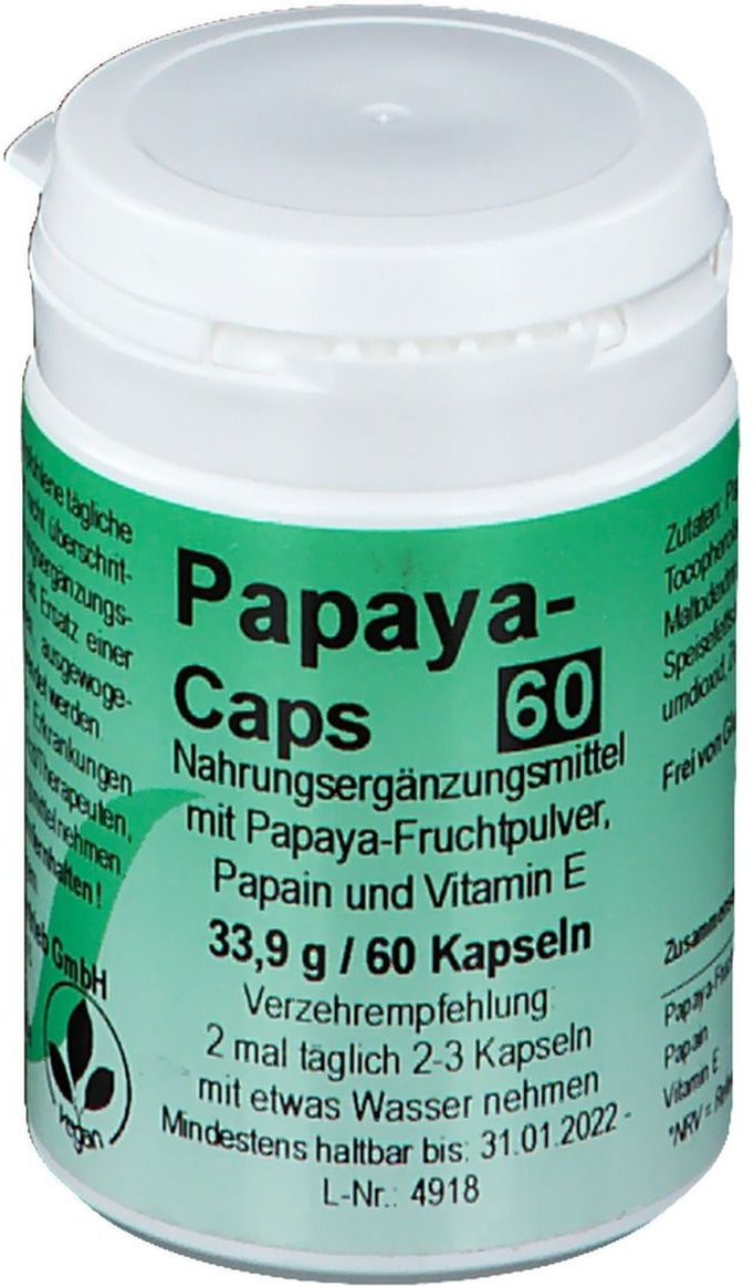 Papaya Caps Kapseln 60 St