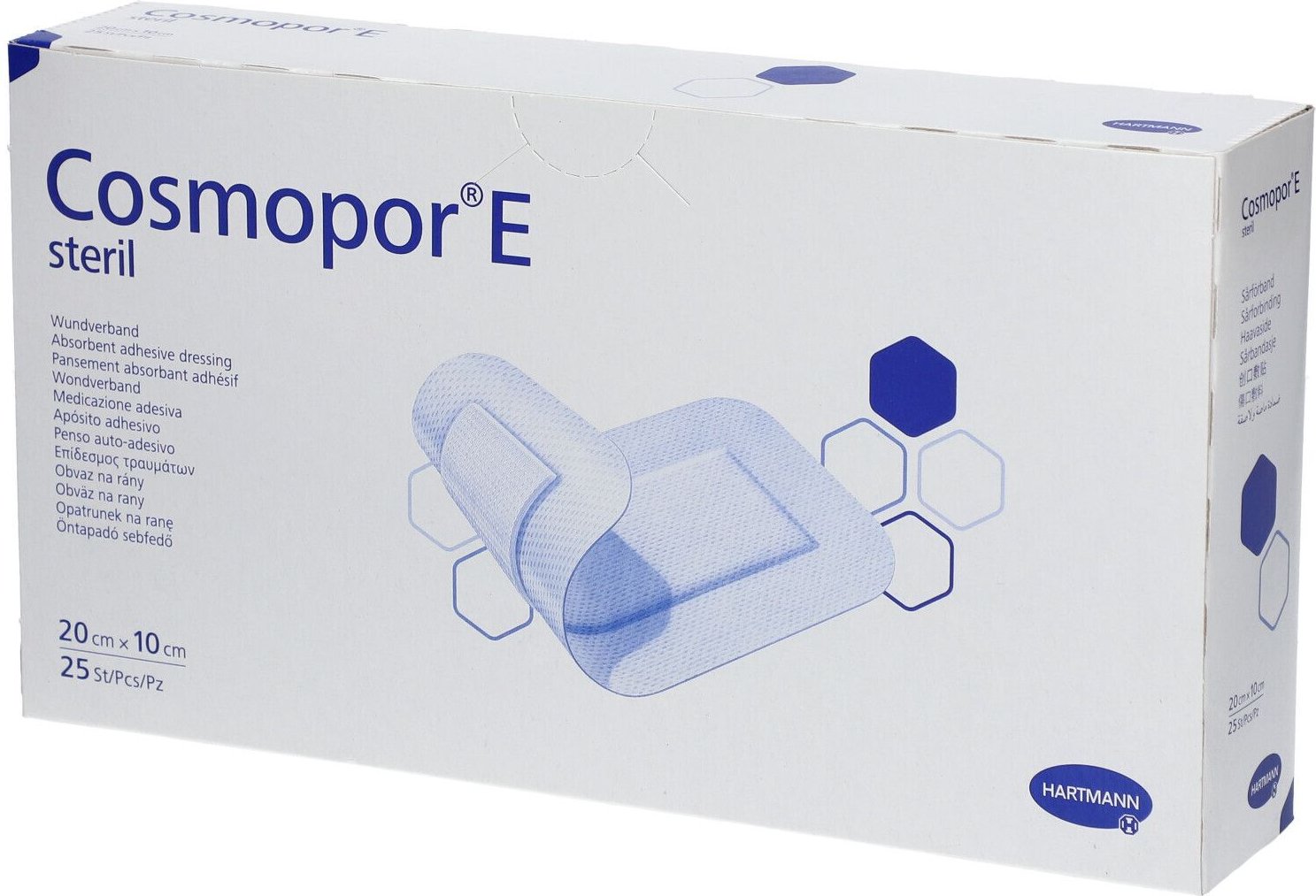 Hartmann Cosmopor E Steriel Verband 20 x 10cm 900876 ok Nlfr 25 St Pflaster