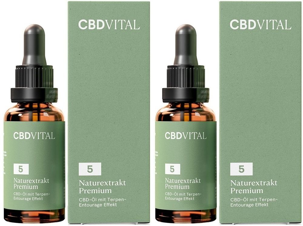 CBD Vit5% Naturextrakt PRE Bio x2 2x30 ml Tropfen