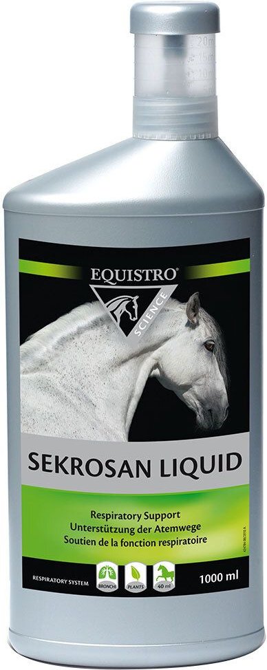 Equistro Sekrosan Liquid Erg.Futterm.flüss.f.Pferd 1 l Flüssigkeit