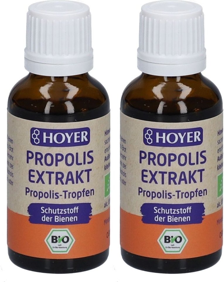 Hoyer Propolis Extrakt Bio Tropfen 2x 2x30 ml