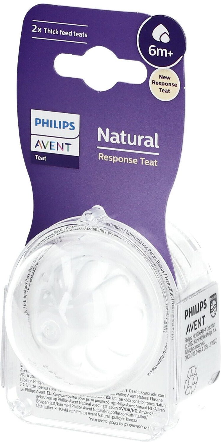 Philips Avent Natural Response Flow Speen 6 Scy966/02 2 St Sauger