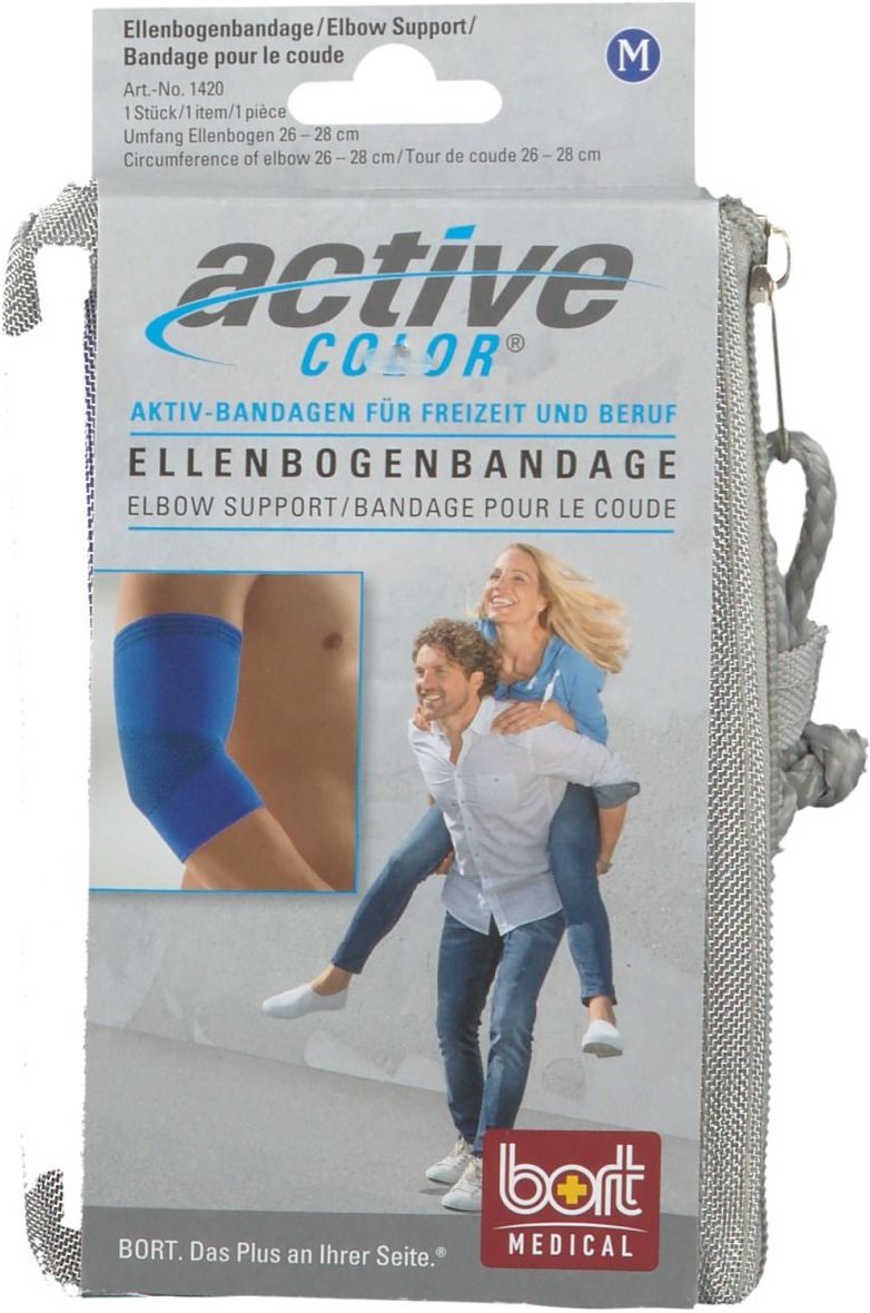 Bort ActiveColor Ellenbogenbandage M blau 1 St Bandage(s)