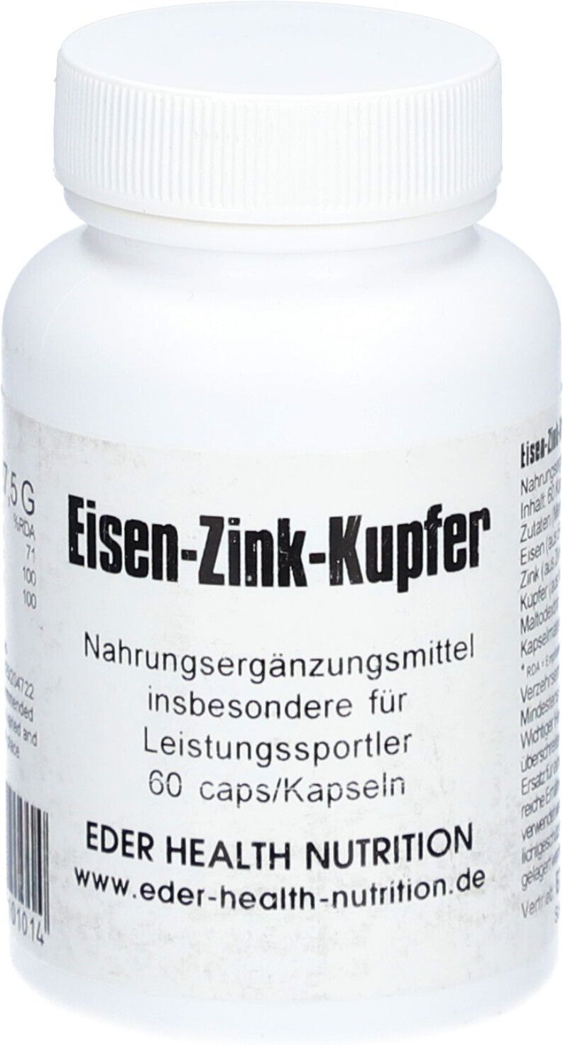 FE ZN CU Eisen Zink Kupfer Kapseln 60 St