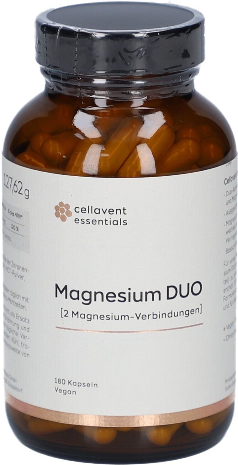 Cellavent essentials Magnesium 450 mg Duo Kapseln 180 St