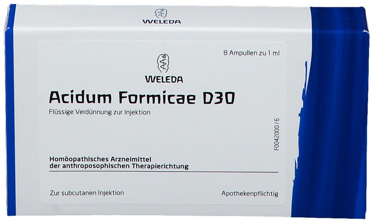 Acidum Formicae D 30 Ampullen 8 St