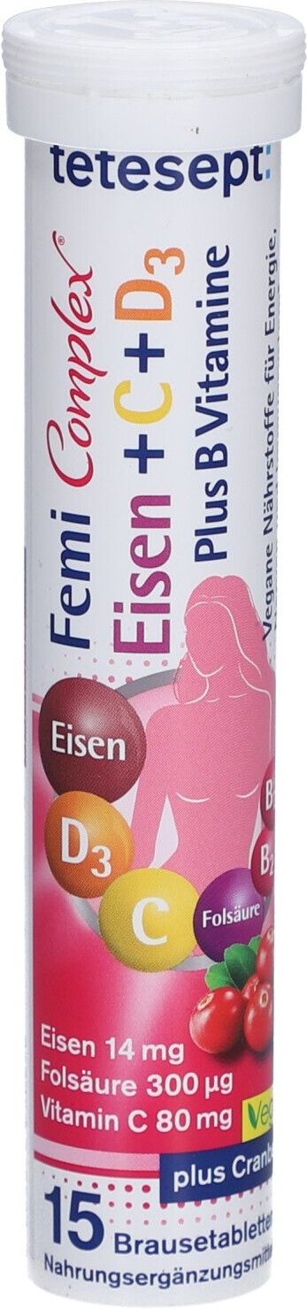 Tetesept Femi Eisen PL Brtbl 15 St