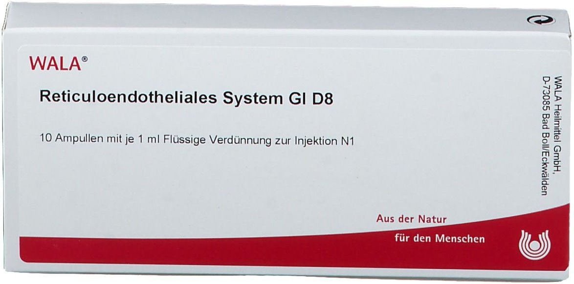 Reticuloendotheliales System GL D 8 Ampullen 10x1 ml