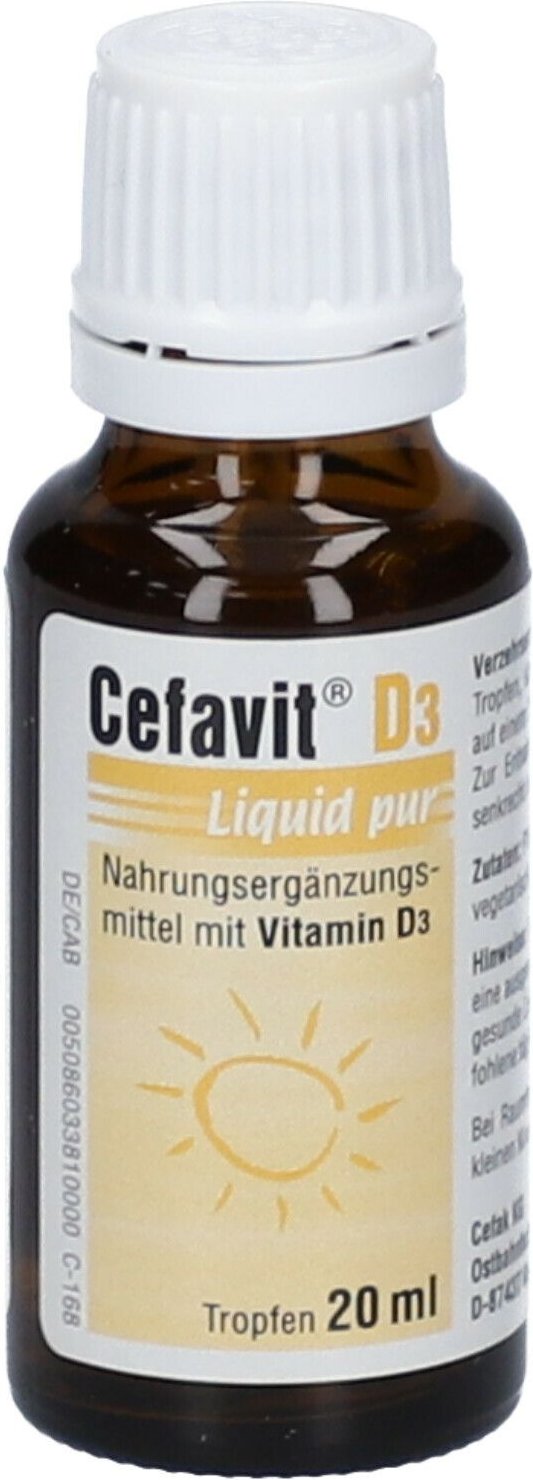 Cefavit D3 Liquid pur Tropfen zum Einnehmen 20 ml