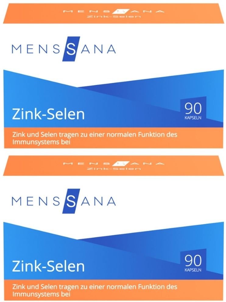 Zink Selen MensSana Kapseln 2x 2x90 St