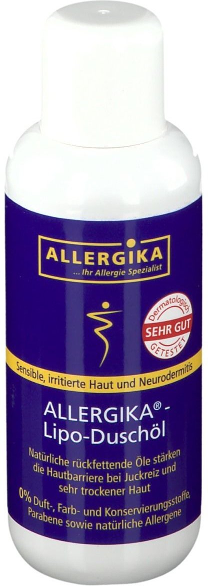 Allergika Lipo Duschöl 200 ml Öl