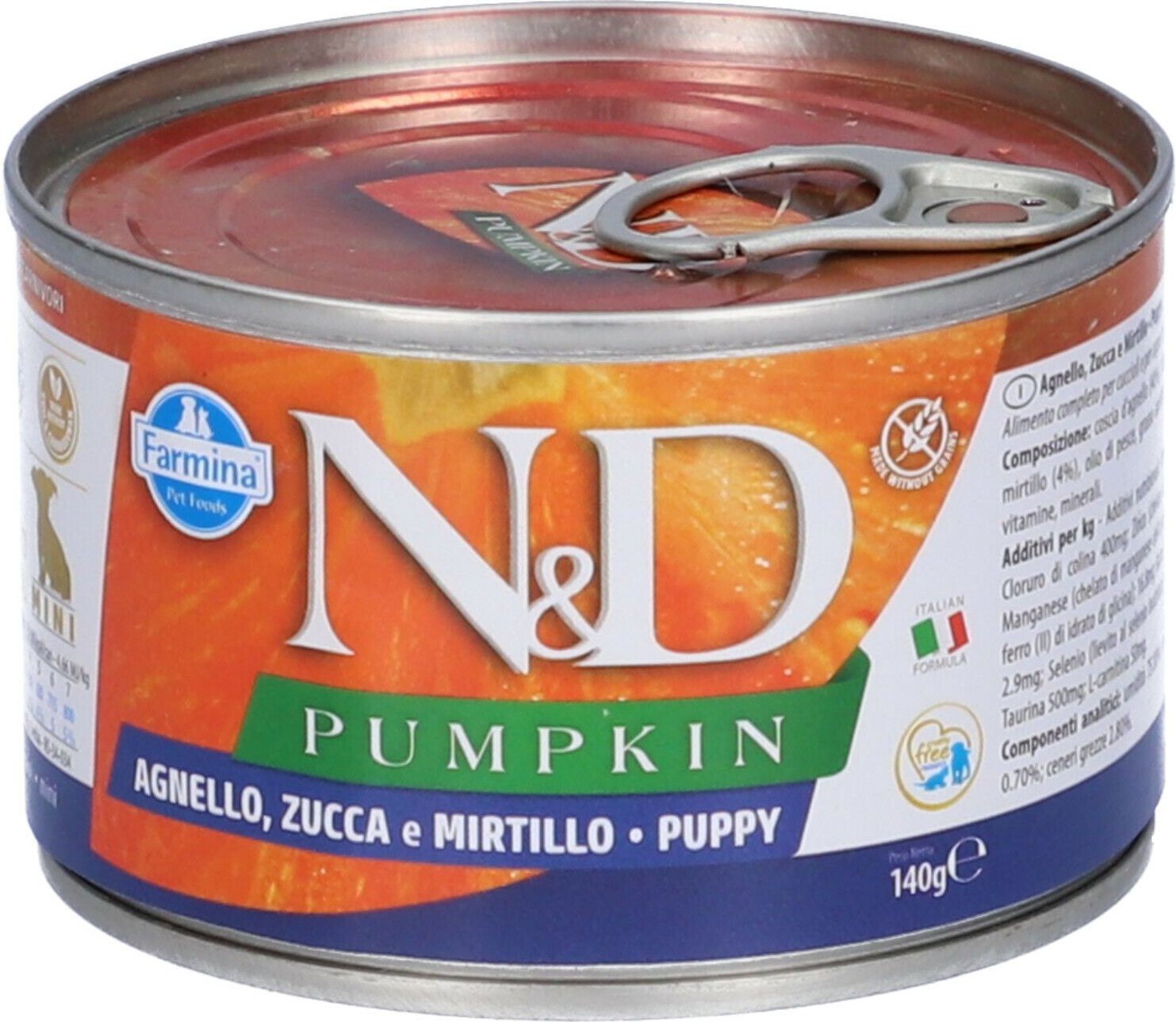 N&D WET DOG Pump/Agn Puppy140G 140 g Futter