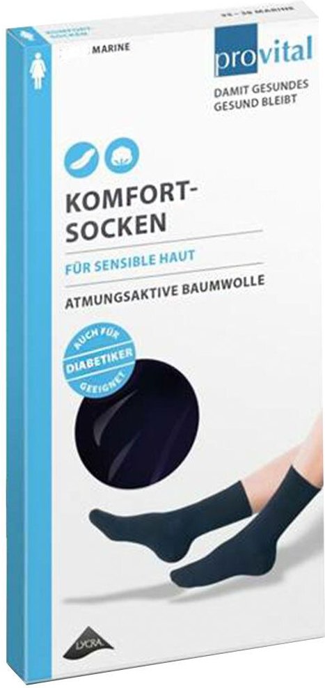 Provital Komfortsocken women Gr.39-42 marine 2 St Sonstige