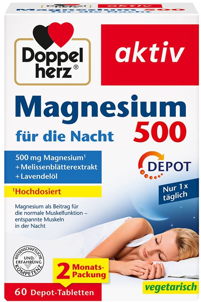 Doppelherz Magnesium 500 für die Nacht Tabletten