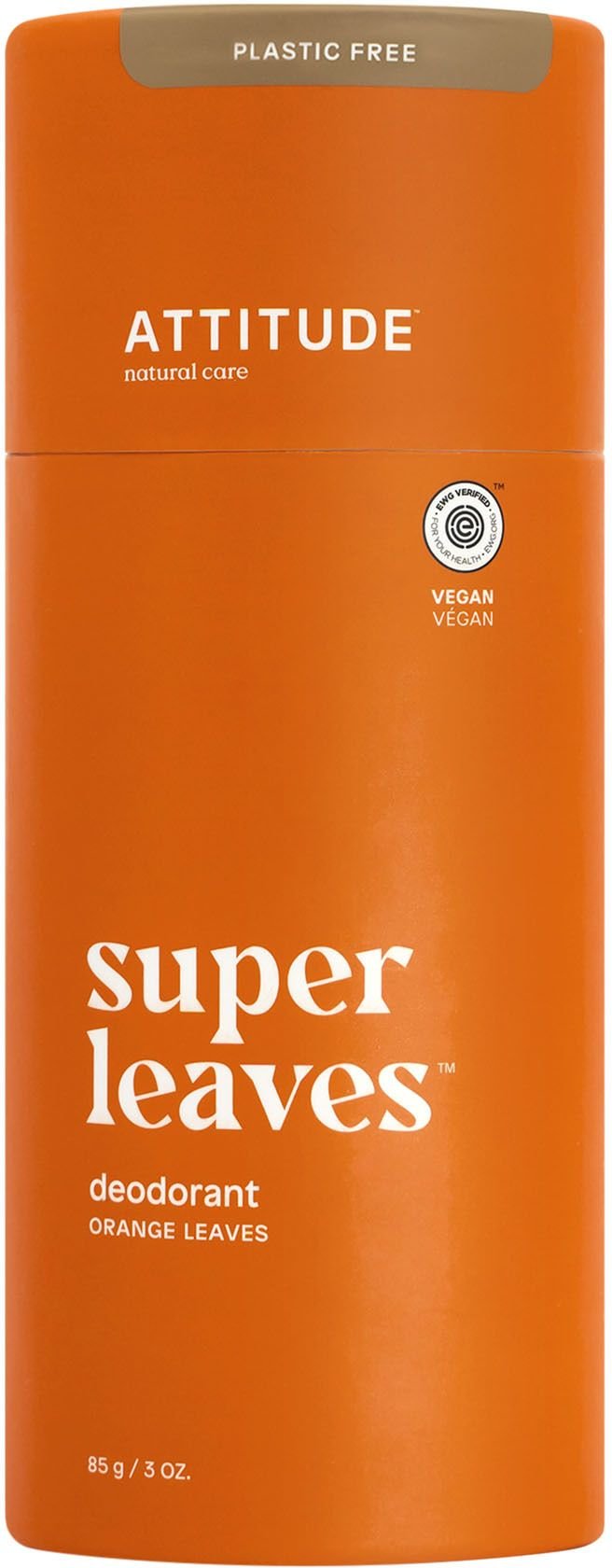 Attitude Super Leaves Deodorant Sinaasappelblad 85 g Deospray