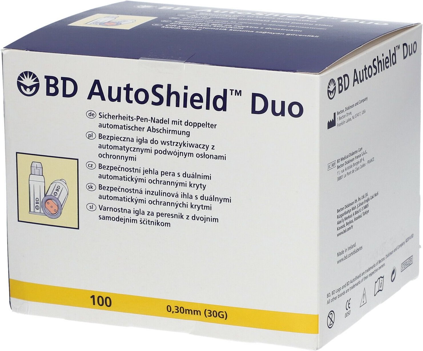 BD Autoshield Duo Sicherheits-Pen-Nadeln 5 mm 100 St Kanüle