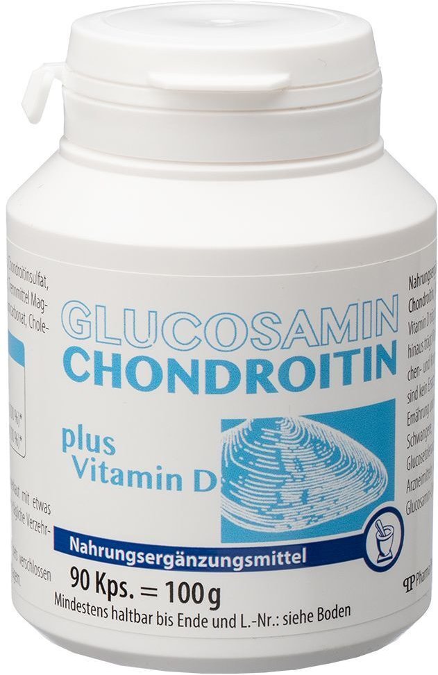 GLUCOSAMIN-CHONDROITIN+Vitamin D Kapseln 90 St