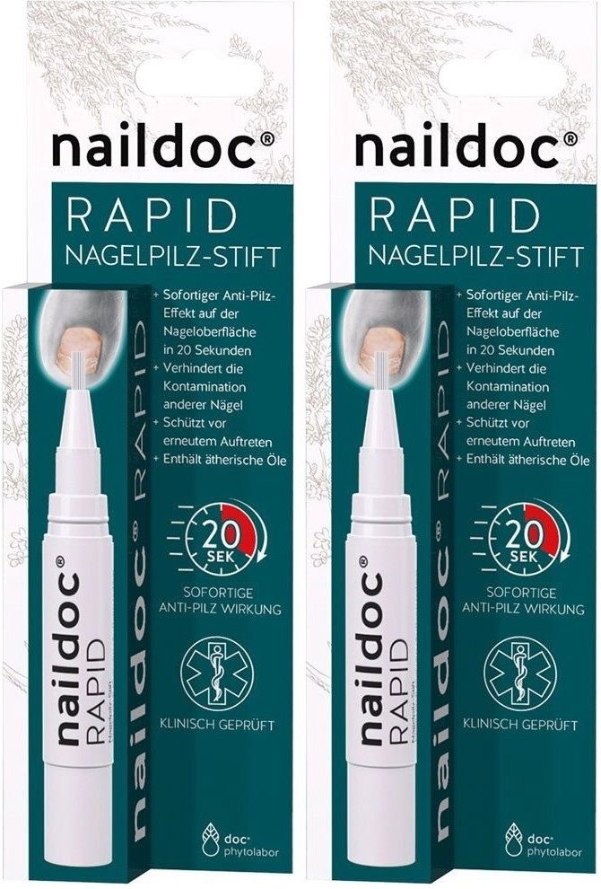 Naildoc Rapid Nagelpilz-Stift 2x 2x4 ml Stifte