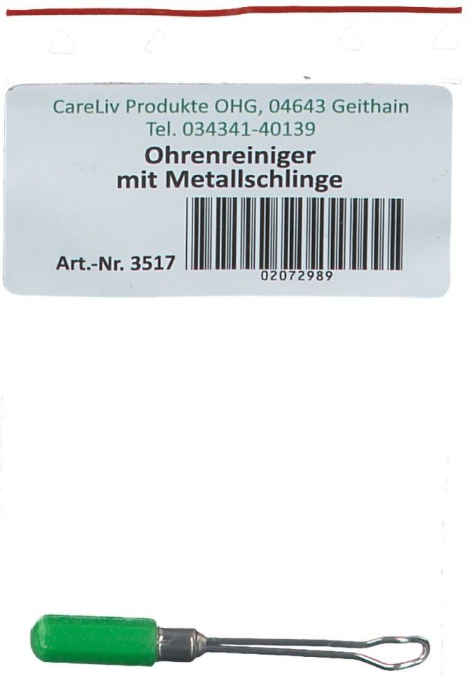 Ohrenreiniger m.Metallschlinge 12 St Ohrreiniger