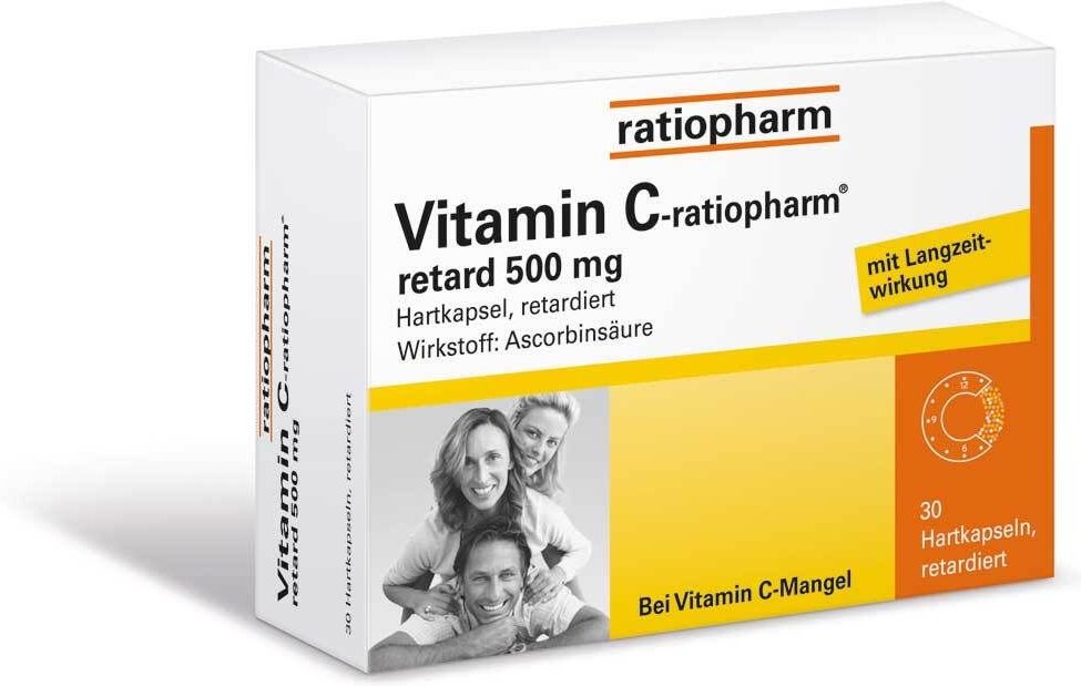 Vitamin C-ratiopharm retard 500 mg Kapseln