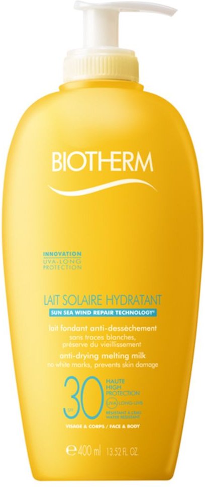 Biotherm Lait Solaire Hydratant LSF 30 400 ml Lotion