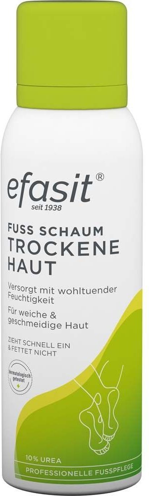 Efasit Fuß Schaum trockene Haut 125 ml