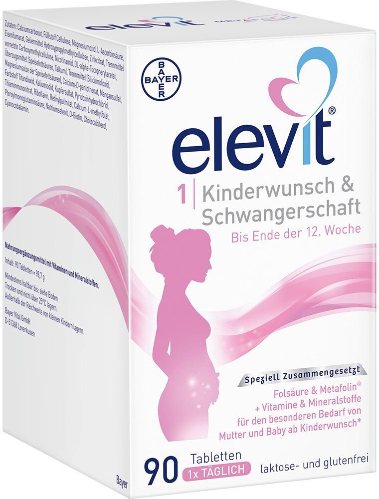 Elevit 1 Kinderwunsch & Schwangerschaft Tabletten 90 St
