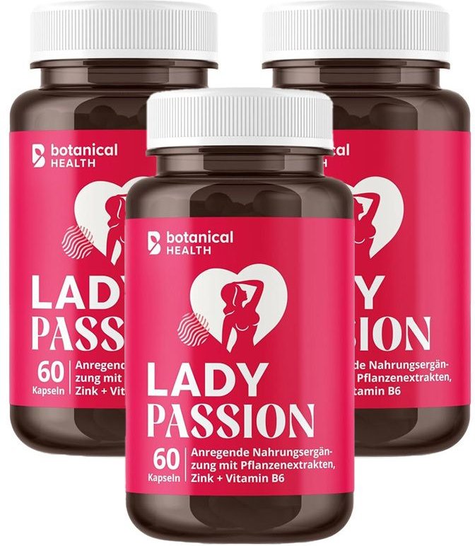 Lady Passion Libido m. Ashwagandha Maca Ginseng Kps 3er-Pack 3x60 St Kapseln