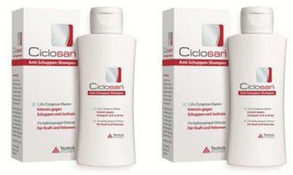 Ciclosan Anti-Schuppen-Shampoo 2x 2x100 ml Shampoo