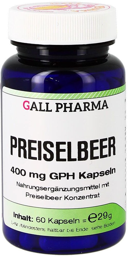 Preiselbeer 400 mg GPH Kapseln 60 St