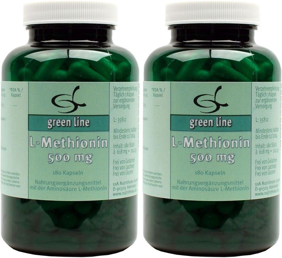 L Methionin 500Mg x2 2x180 St Kapseln