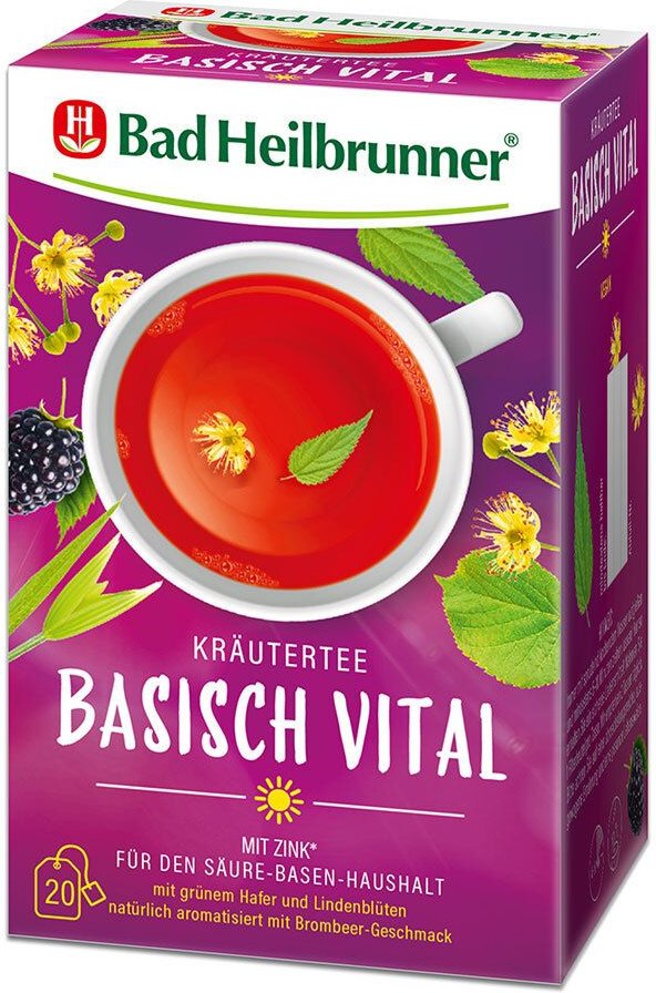 Thumbnail - BAD Heilbrunner Basisch Vital Tee Filterbeutel 20x2 g