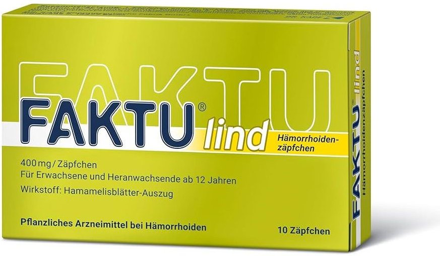 Thumbnail - FAKTU lind Hämorrhoidenzäpfchen mit Hamamelis
