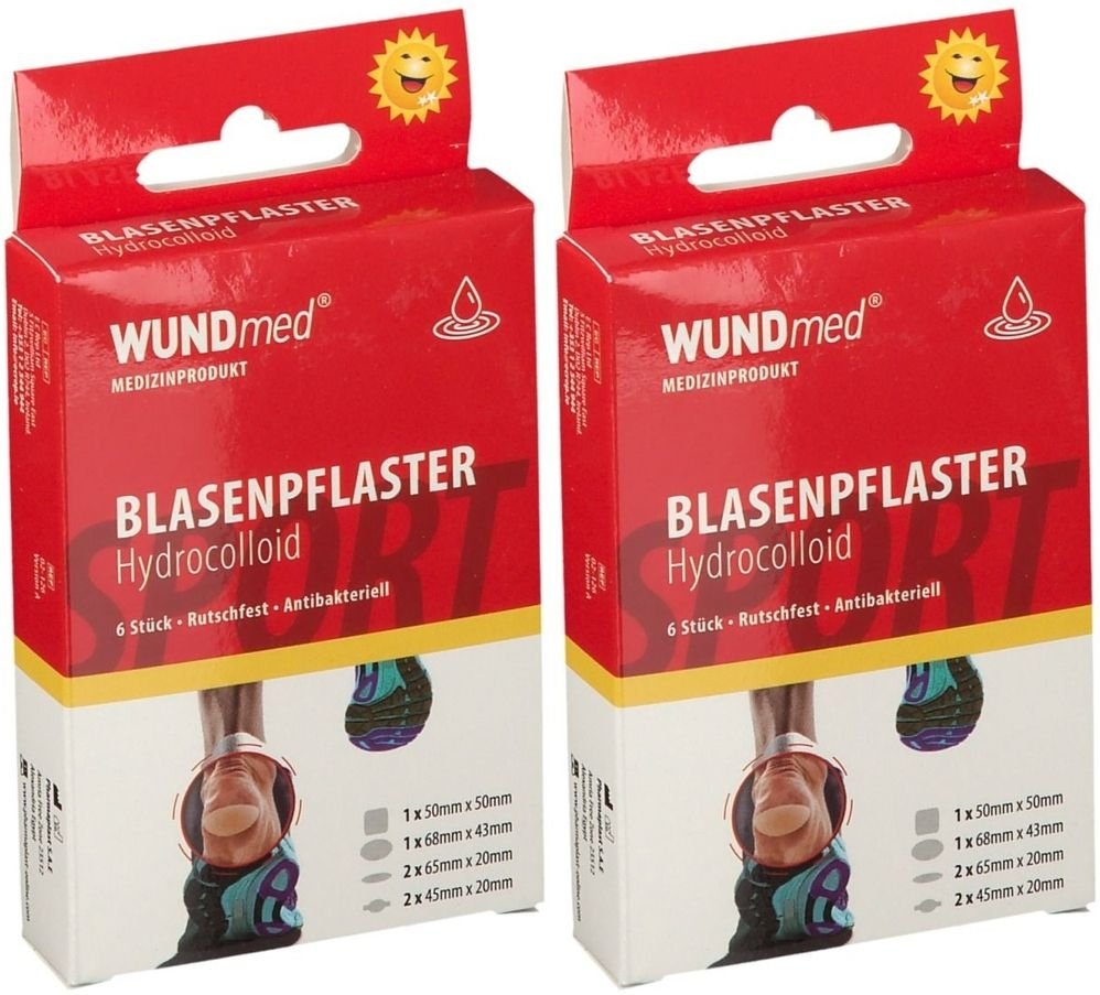 Blasenpflaster Transp 4 GR x2 2x6 St Pflaster